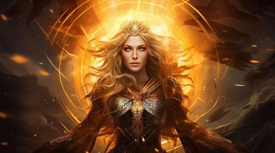 Vvemekra...Goddess of Being when in the throes of becoming existent.