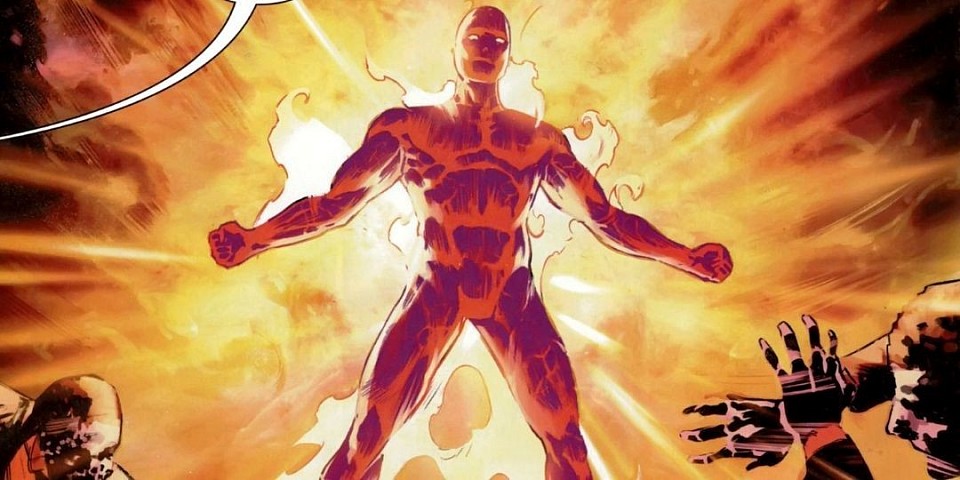 This is Supernaut, the incredible and impossible!! He carries the God Particle, that makes him fueled with Powers Q--->the enigma quality